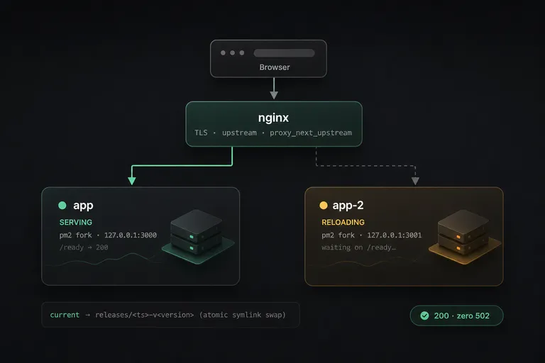 Zero-downtime deploys, the simple way.
